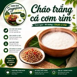 Hình ảnh Cháo trắng cá cơm rim 50g