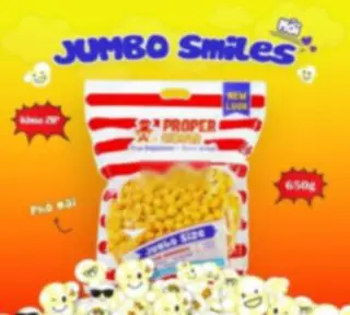 Hình ảnh Bắp rang bơ Jumbo Smiles vị Phô mai