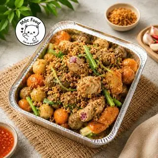 Hình ảnh Combo Cá Viên Chiên Thập Cẩm Phần Nhỏ Sốt Mắm Tỏi