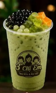 Hình ảnh Trà sữa matcha full topping 