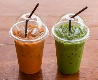 Hình ảnh Trà sữa Thái xanh - Chai 330ml