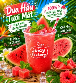 Hình ảnh Nước ép dưa hấu cốc 700ml