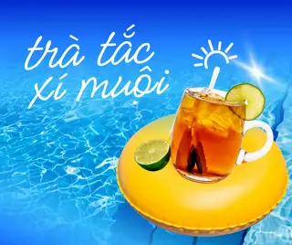 Hình ảnh Trà tắc xí muội + thạch giòn