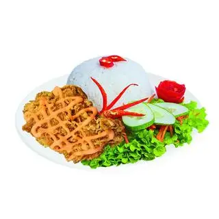 Hình ảnh Cơm gà sốt BBQ