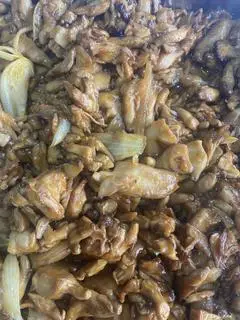 Hình ảnh cơm rau nấm