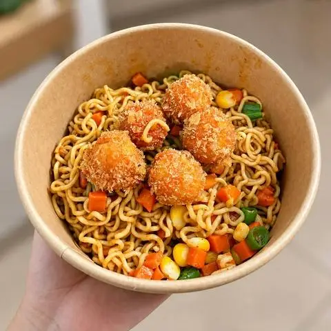Hình ảnh Mì trộn viên phô mai