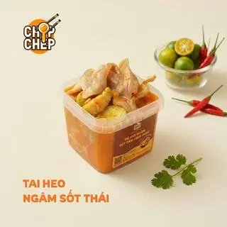 Hình ảnh Tai Heo Ngâm Sốt Thái - Hương vị Chiang Mai (400g) 