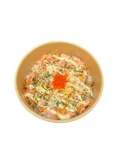 Hình ảnh CƠM CÁ HỒI SIÊU PHOMAI 