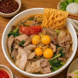 Hình ảnh Mì tim cật đầy đủ