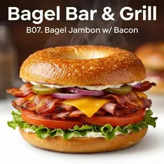 Hình ảnh B11. Bagel jambon W/ Bacon