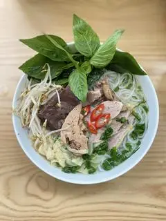 Hình ảnh Bún ngan mề gan nước