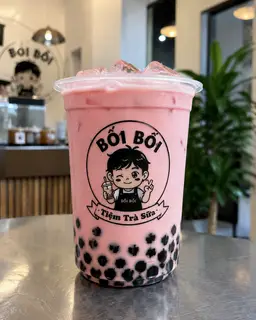 Hình ảnh Trà sữa dây tây