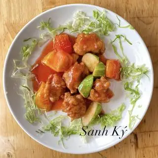 Hình ảnh Cơm cốt lết xốt chua ngọt