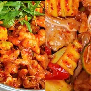 Hình ảnh Chân gà+tai heo sốt thái 