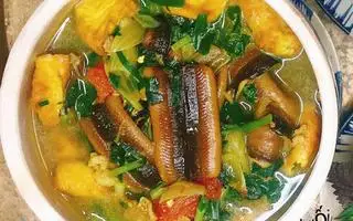 Hình ảnh Lươn om chuối đậu
