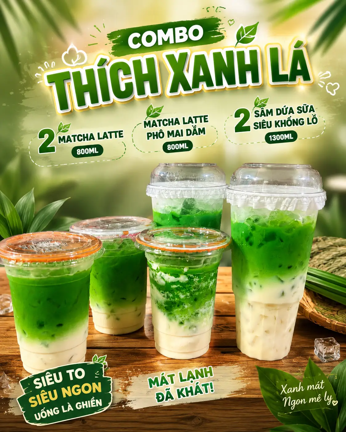 Hình ảnh  COMBO THÍCH XANH LÁ   