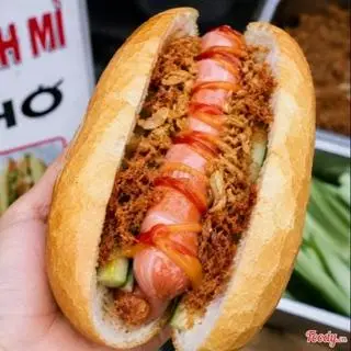 Hình ảnh Bánh Mỳ Xúc Xích Bò Khô 
