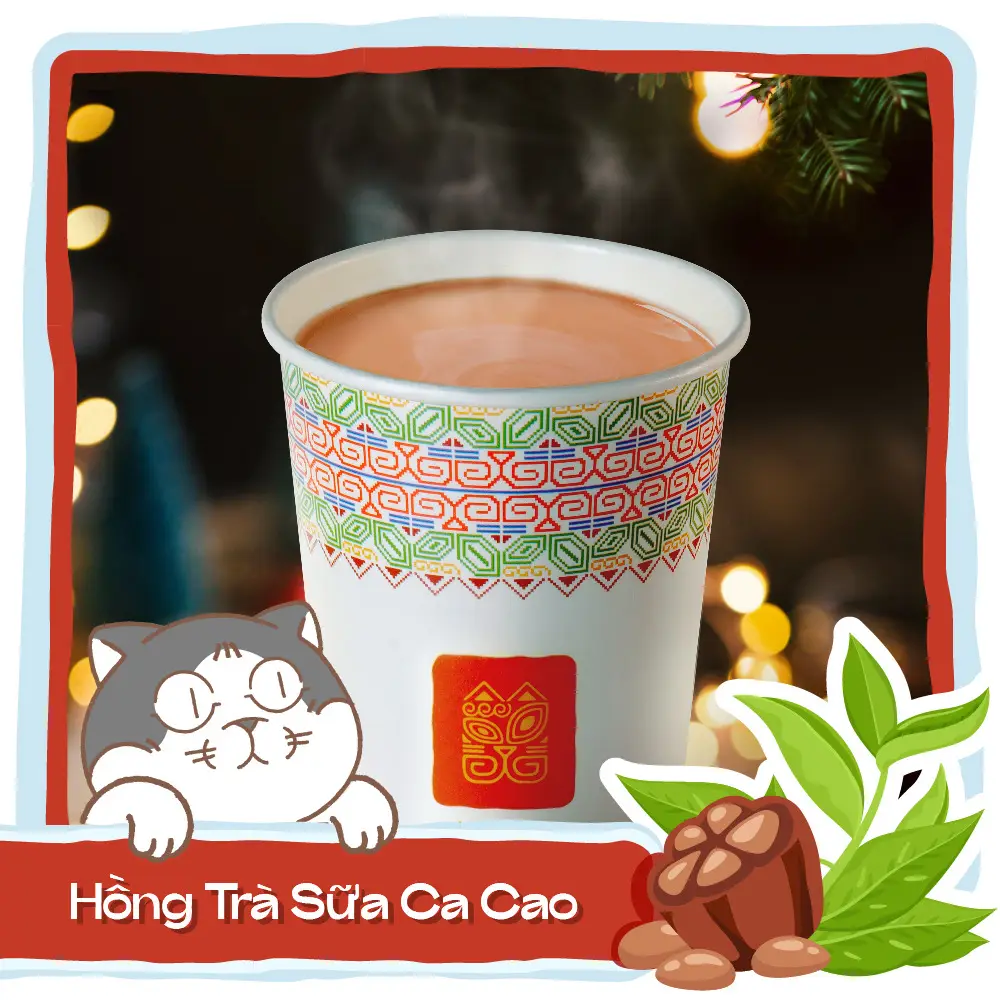 Hình ảnh Hồng trà sữa cacao