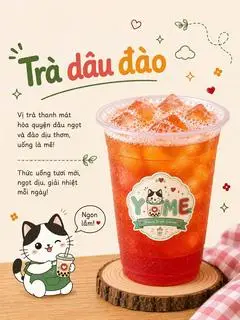 Hình ảnh Trà dâu đào