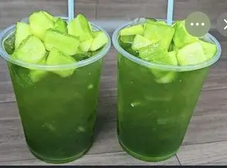 Hình ảnh trà thái xanh dưa lưới