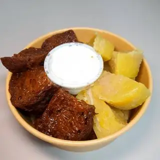 Hình ảnh Mix Bánh Bò + Bánh Chuối Hấp