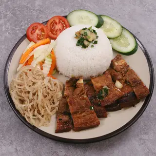 Hình ảnh Cơm tấm ba chỉ bì