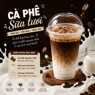 Hình ảnh Cà phê sữa tươi