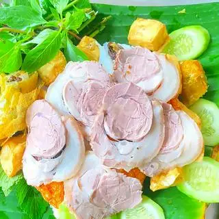 Hình ảnh Bún đậu dồi sụn thêm thịt chân giò
