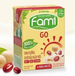 Hình ảnh Hộp sữa đậu nành Fami (Go)