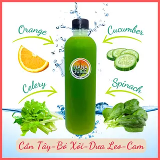 Hình ảnh Detox Cam-Cần Tây-Bó Xôi-Dưa Leo (Pure Green)