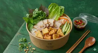 Hình ảnh Bún Mắm Nêm Thịt Luộc Đậu Hủ