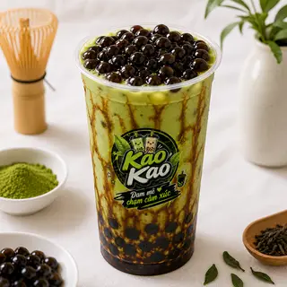 Hình ảnh Matcha Trân Châu Đường Đen