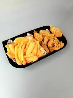 Hình ảnh Set da gà mix khoai tok chiên