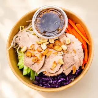 Hình ảnh Bún trộn thịt heo