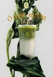 Hình ảnh Ô Long Matcha Latte