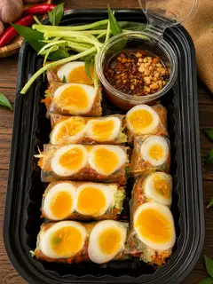 Hình ảnh Cuốn chấm sốt me