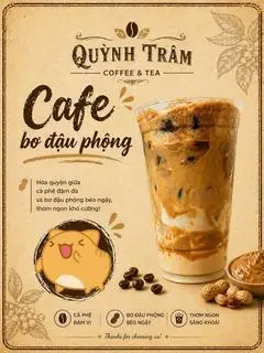 Hình ảnh Cà phê Bơ Đậu Phộng