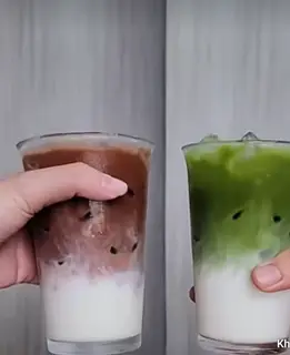 Hình ảnh caccao latte.atcha latte 