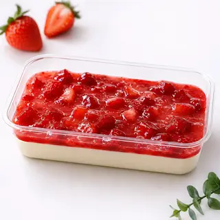 Hình ảnh Panna Cotta Mứt Dâu