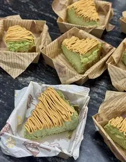 Hình ảnh Matcha burnt cheesecake