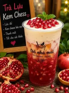 Hình ảnh Trà Lựu Kem Chess