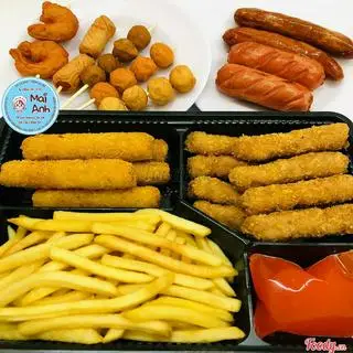 Hình ảnh Mẹt ăn vặt cỡ lớn
