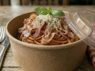 Hình ảnh MỲ Ý BACON THỊT HUN KHÓI