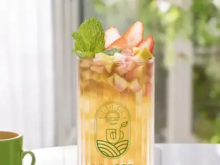 Hình ảnh Trà Dâu Ổi Hồng