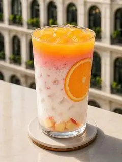 Hình ảnh Yakult cam thạch đào