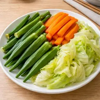 Hình ảnh Rau luộc thơm ngon