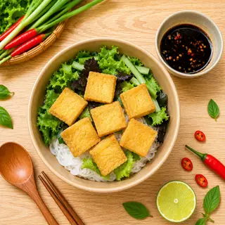 Hình ảnh Bún nước tương đậu hũ
