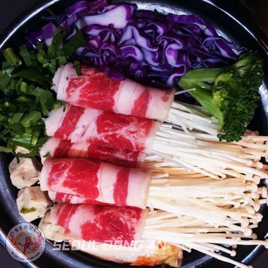 Hình ảnh mỳ cay bò mỹ