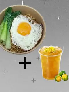 Hình ảnh Mì Trứng + Trà Tắc