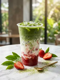 Hình ảnh Matcha dâu